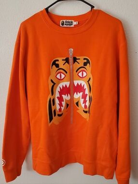 Bape Funthera Militia Tiger Sweater 2xl